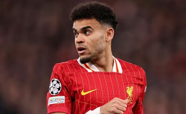Luis Diaz ăn mừng bàn thắng trong màu áo Liverpool
