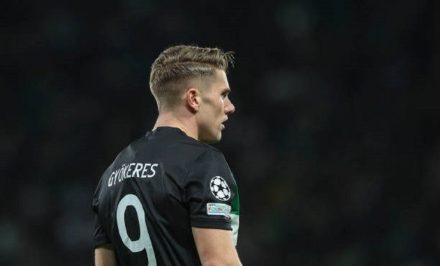 Viktor Gyokeres trong màu áo Sporting CP, tiền đạo đang được nhiều CLB lớn quan tâm