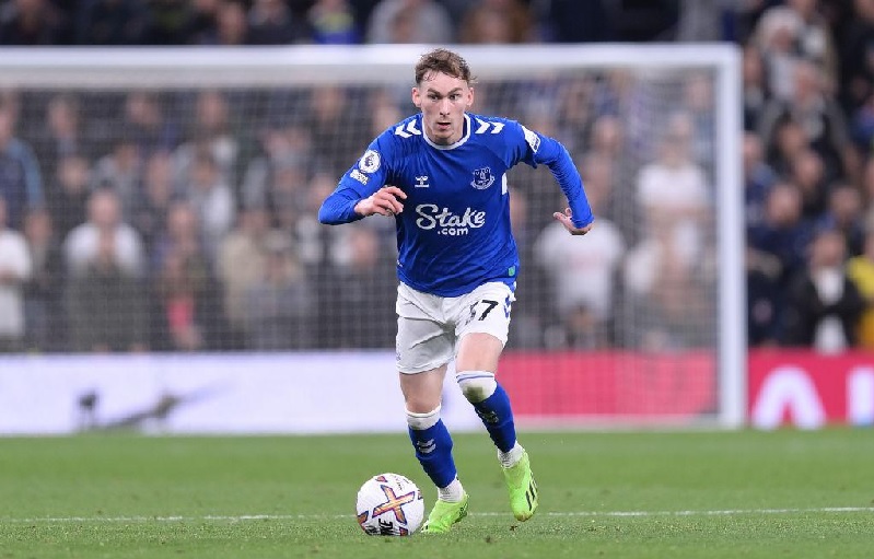 Tiền vệ James Garner thi đấu ấn tượng trong màu áo Everton sau khi rời Manchester United
