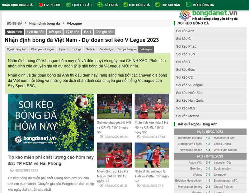 Các chuyên gia tại BongdaNET phân tích nhận định bóng đá V-League chuẩn xác và miễn phí