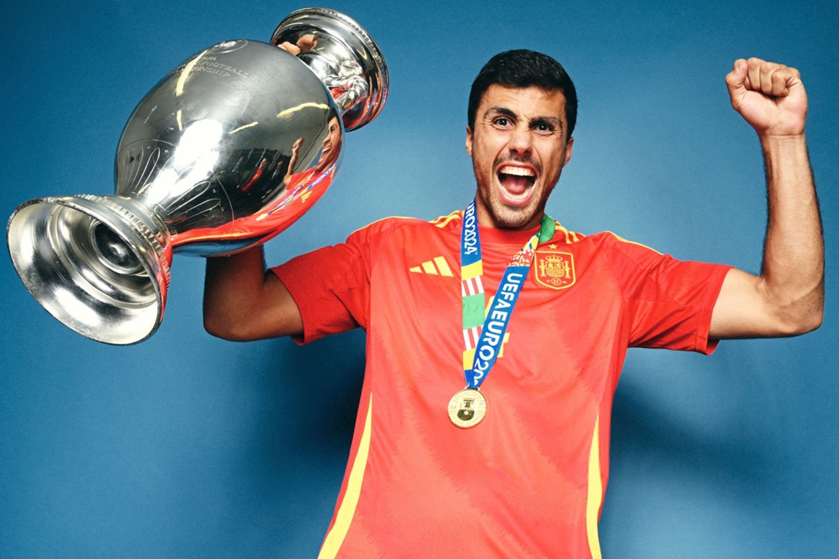 Tiền vệ Rodri của Manchester City, ứng viên Quả bóng vàng 2024 và mục tiêu chuyển nhượng của Real Madrid