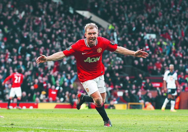 Paul Scholes, tiền vệ trung tâm tài năng của Manchester United và đội tuyển Anh