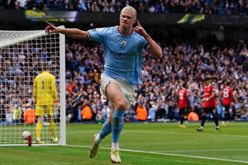 Tiền đạo Erling Haaland của Man City đứng trước nguy cơ vắng mặt trận đấu vòng 27 Ngoại hạng Anh gặp Tottenham vì chấn thương.