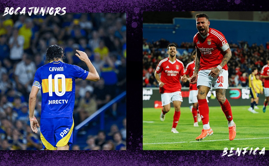 Hình ảnh quảng bá trận đấu Boca Juniors và Benfica tại FIFA Club World Cup