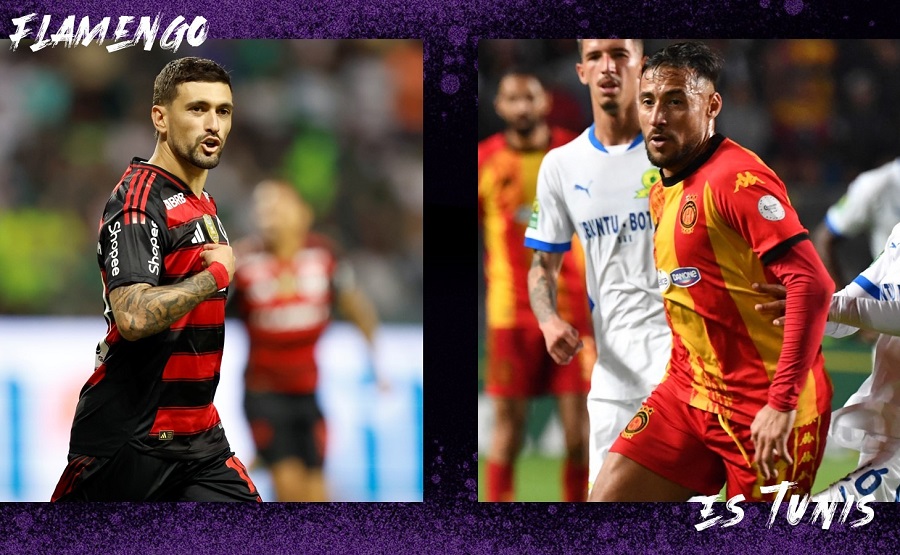 Hình ảnh minh họa kênh và thời gian xem trực tiếp trận đấu giữa Flamengo và ES Tunis tại FIFA Club World Cup 2025