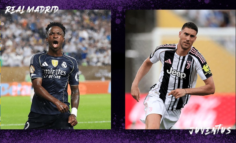Cầu thủ Real Madrid và Juventus đối đầu trong trận đấu quyết định tại FIFA Club World Cup 2025