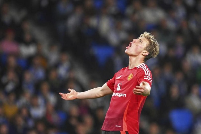 Tiền đạo Rasmus Hojlund của Manchester United có thể rời Old Trafford với giá 30 triệu bảng