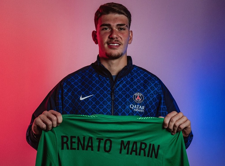 Renato Marin, thủ môn trẻ tiềm năng của U19 Italia, chính thức ra mắt và gia nhập đội bóng Paris Saint-Germain.