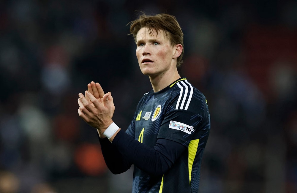 McTominay ăn mừng bàn thắng quyết định giúp Scotland đánh bại Hy Lạp