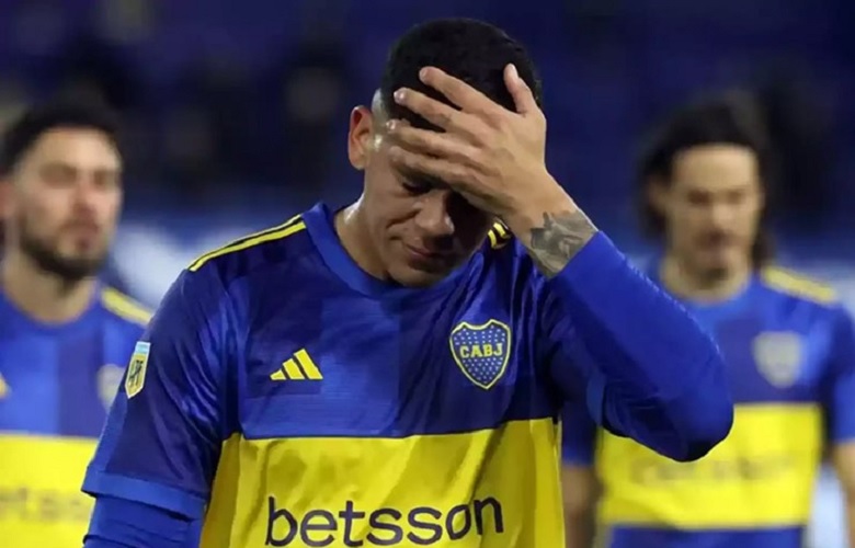 Cựu hậu vệ Manchester United Marcos Rojo trong màu áo Boca Juniors bị cấm cửa vĩnh viễn